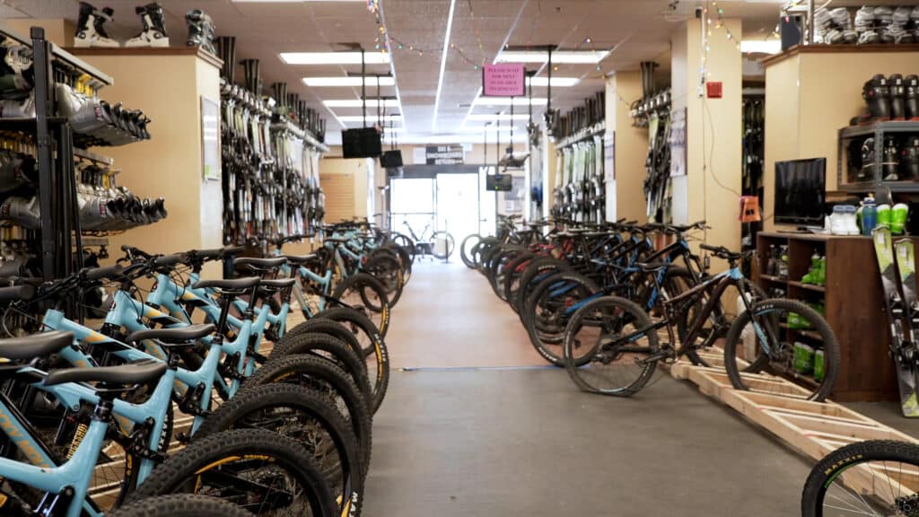 Bikes are available to rent at Cycleworks