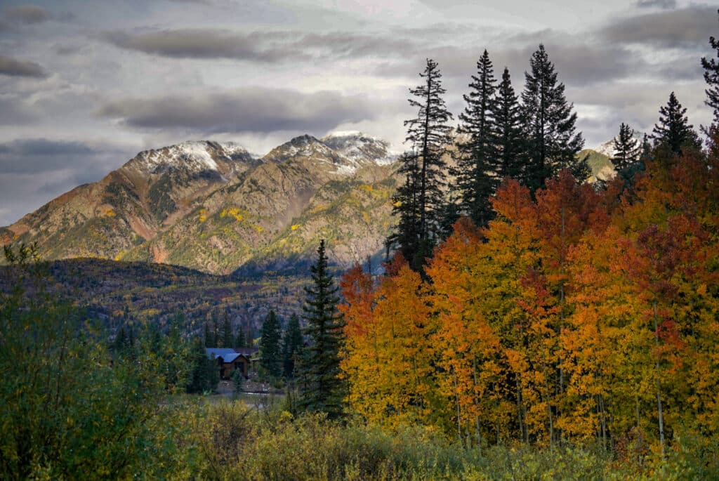 The Leaves Start turning around Purgatory Resort in late August or early September.