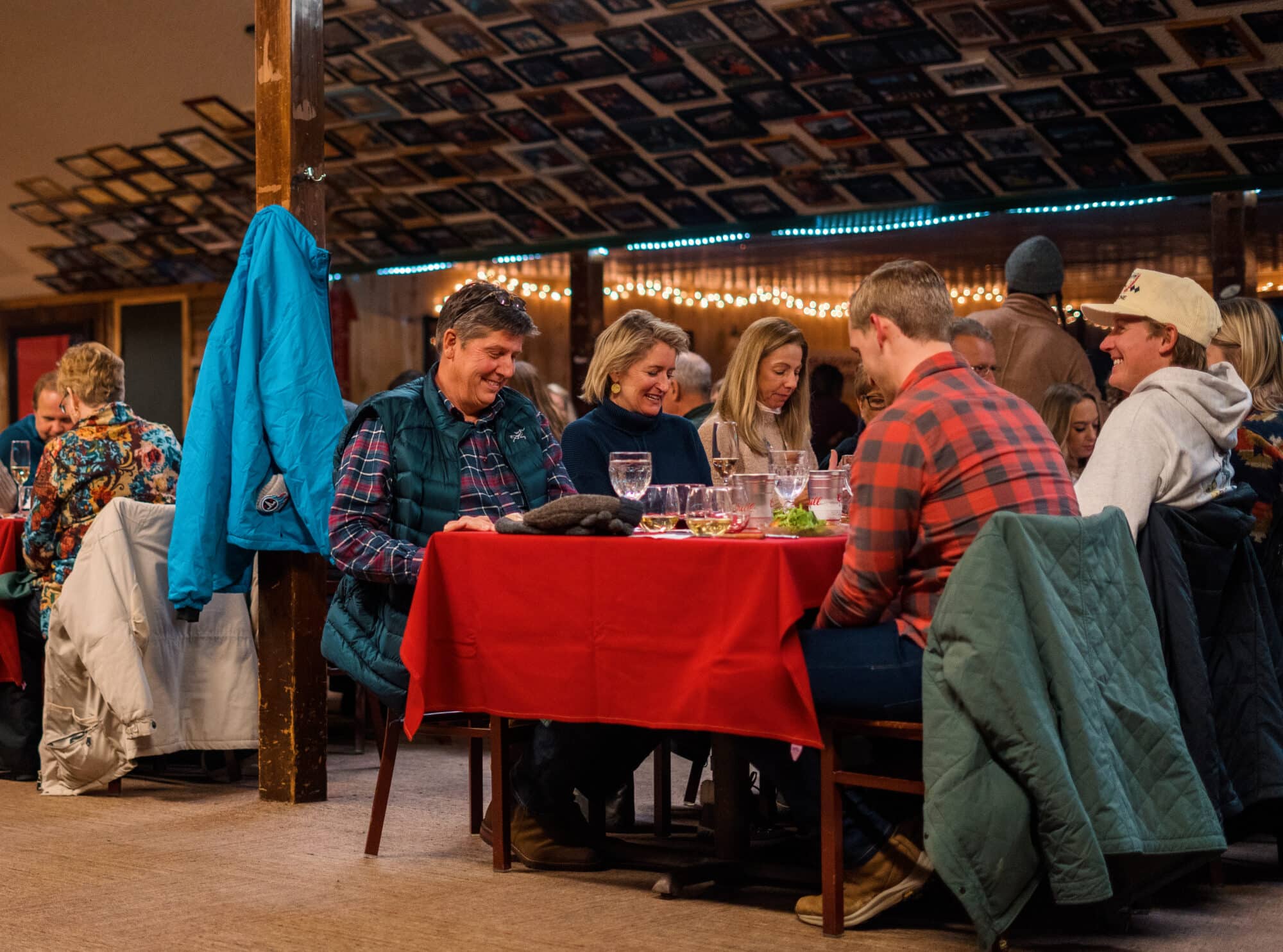 Guests enjoying a handcrafted meal at Powderhouse