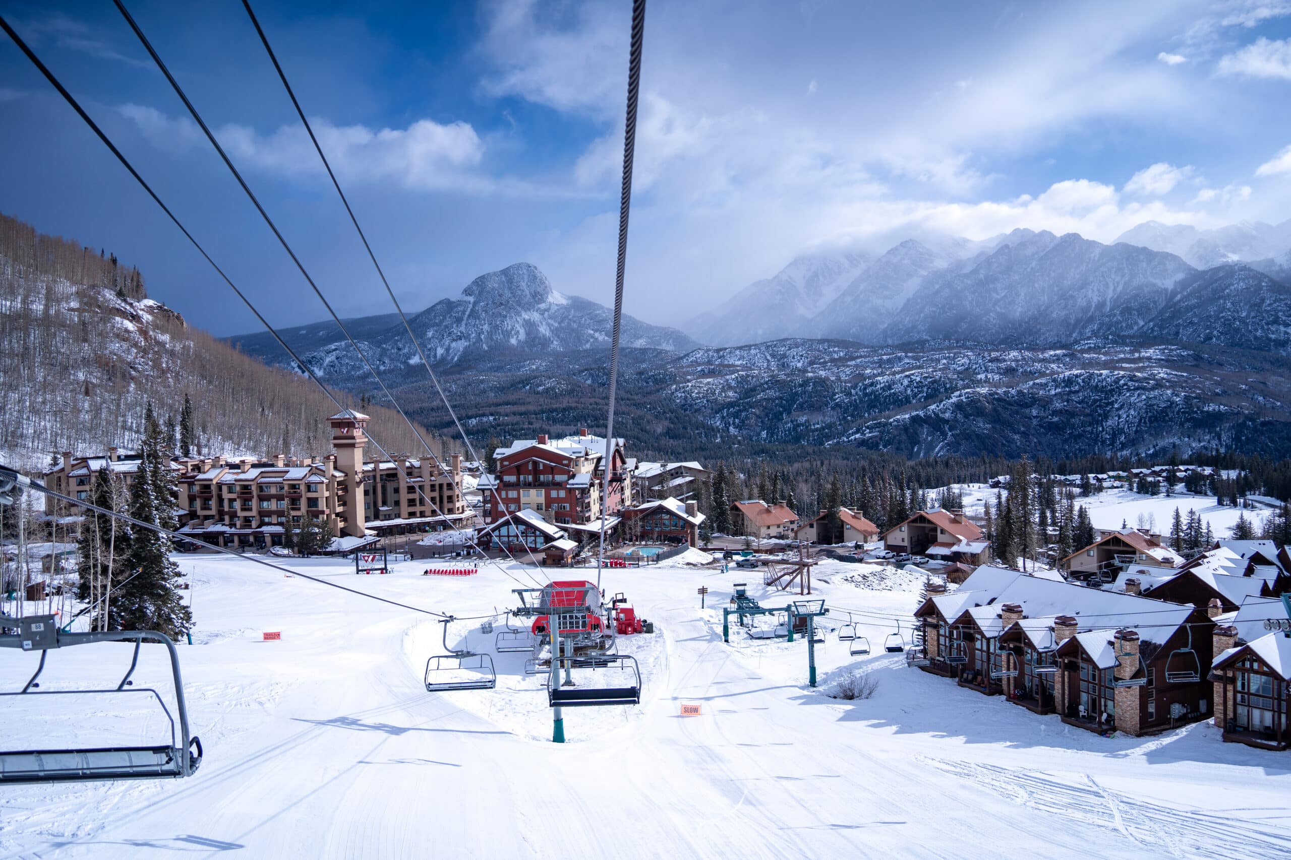 base area from the lift