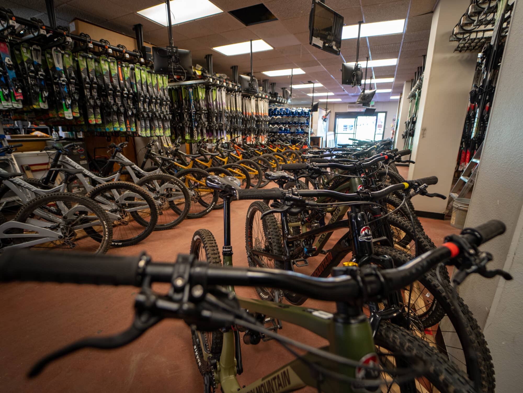 Bike rental fleet at Cycle Works