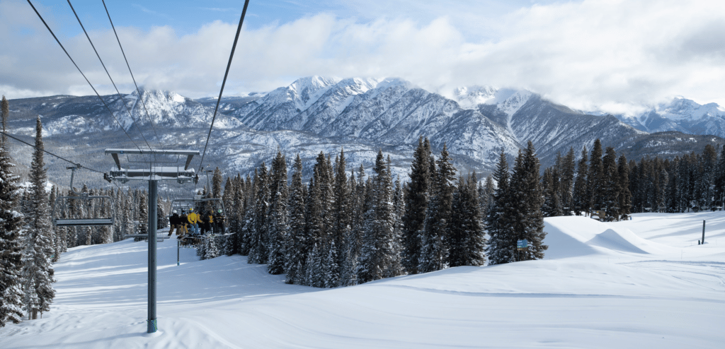 mountains from lift 1