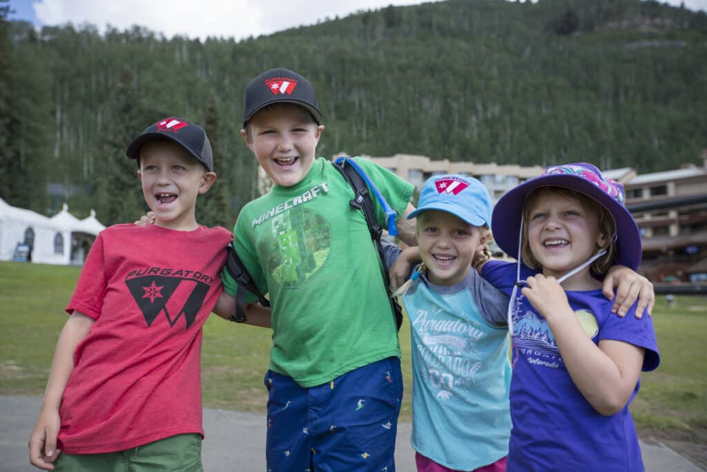 Kids hanging out during a fun day at PACK Summer Camp