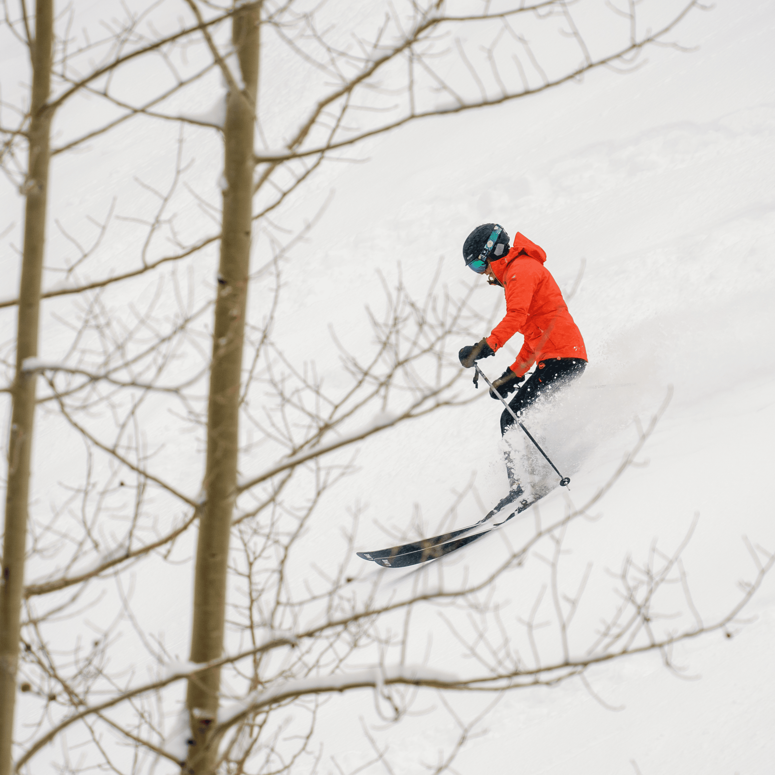 Woman Skiing