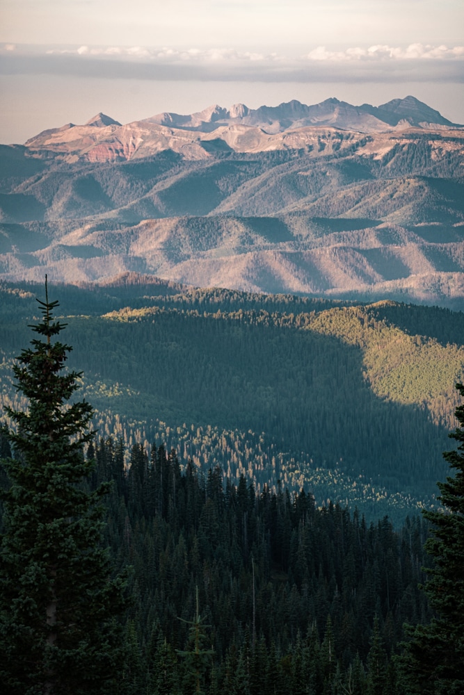 sunrise over the la plata maountains