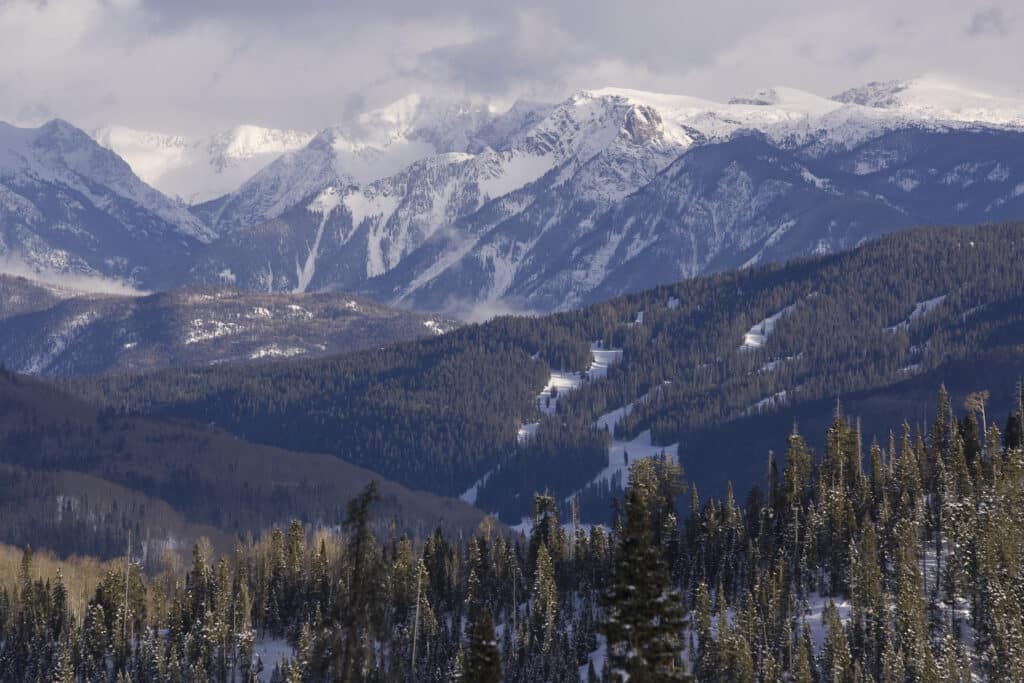 san juan mountains and purgatory ski runs