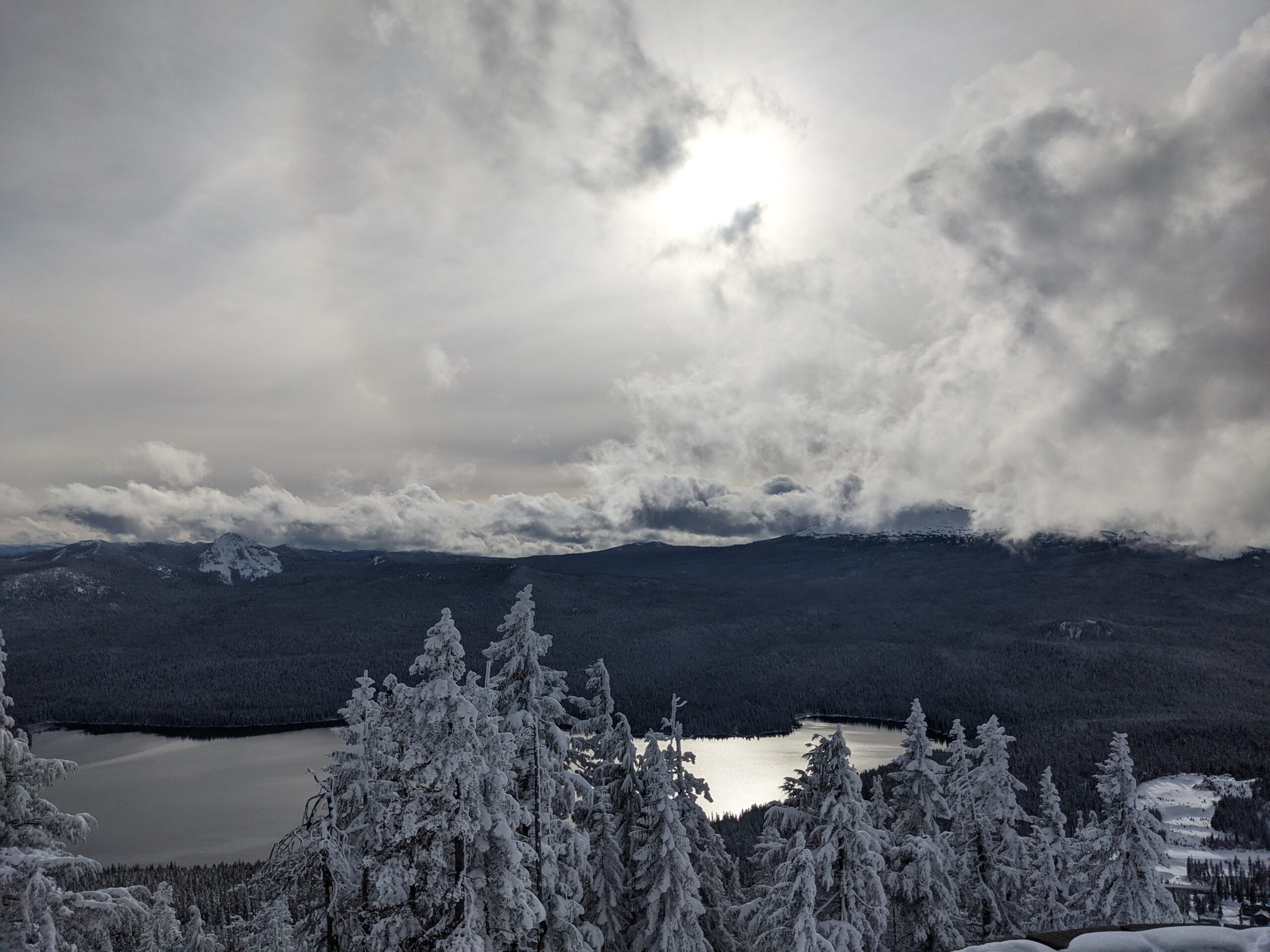 Willamette Pass Resort offers some epic views of area lakes. 