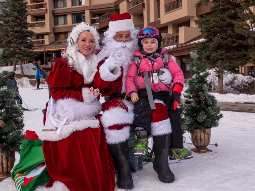 Santa and Mrs. Claus with guest