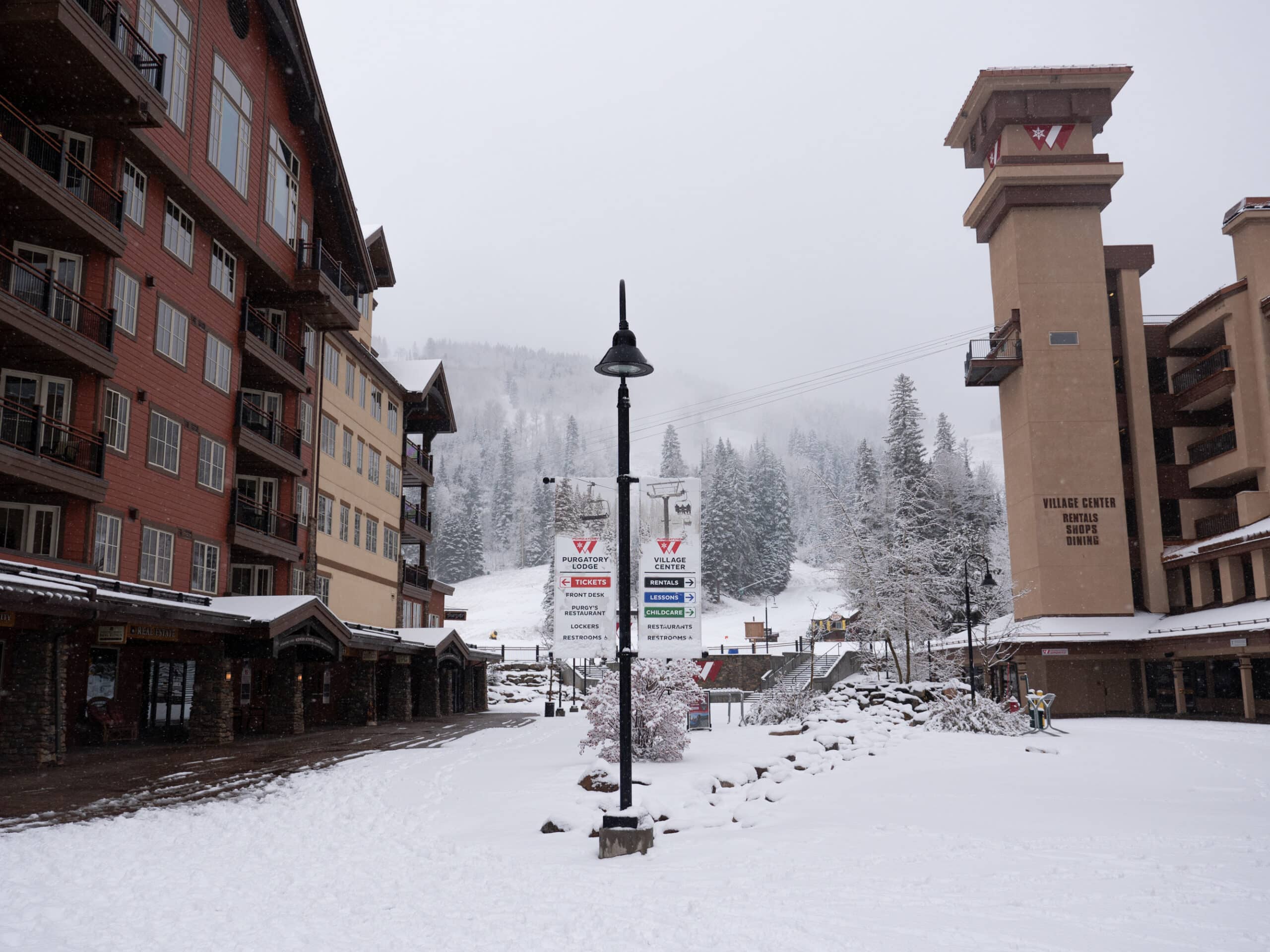 Retail shopping area