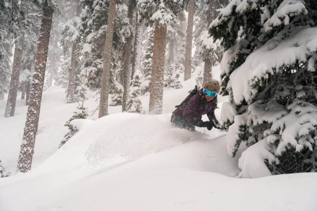 Lady challenges powder