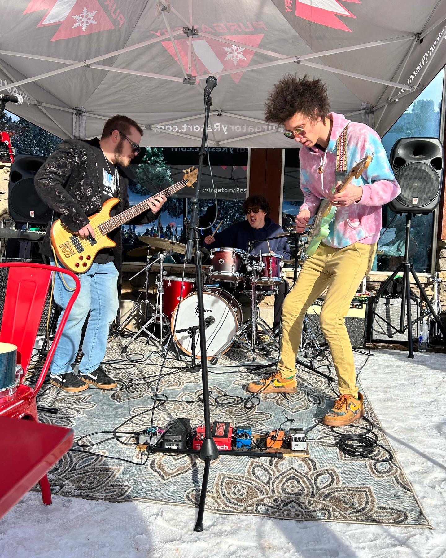 The Band YOPE playing music at Purgatory