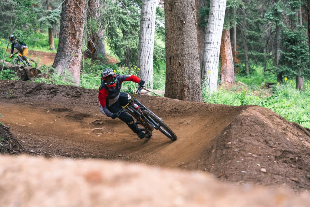 Competitor in Trail Party Enduro