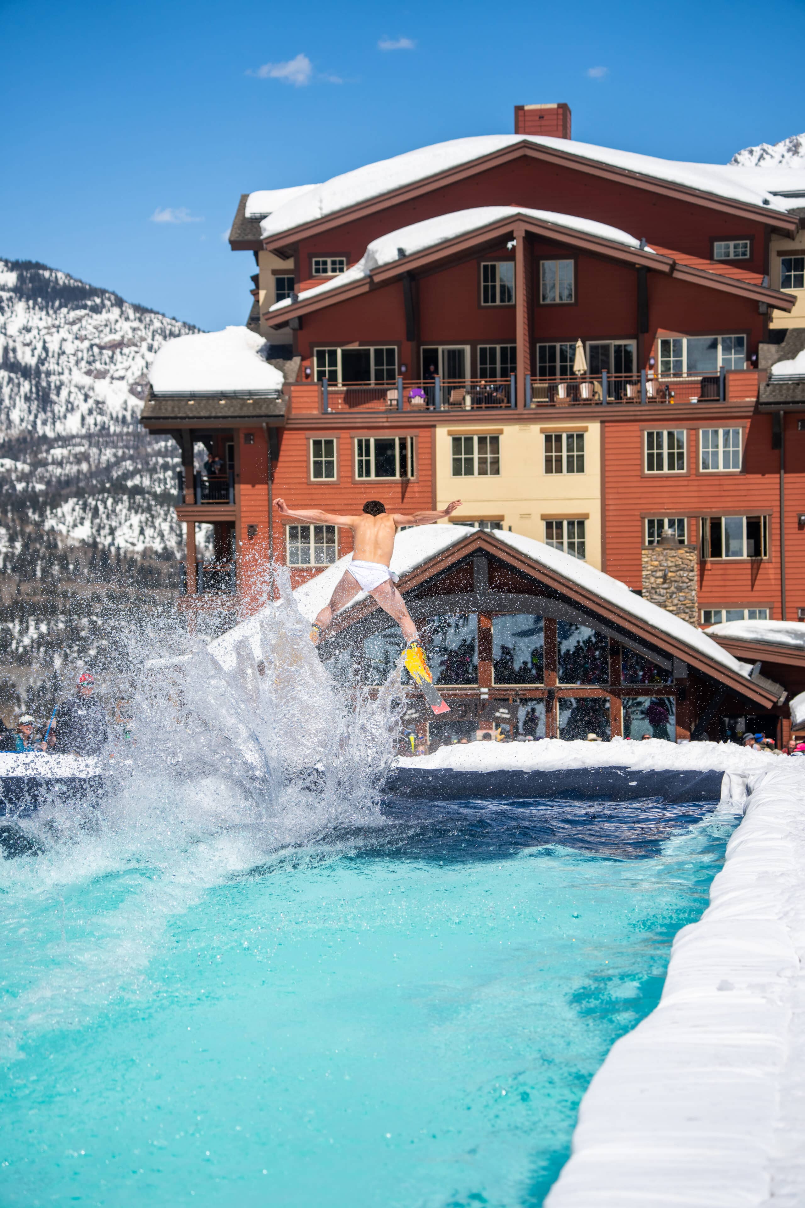 Competitor at 2023 Pond Skim