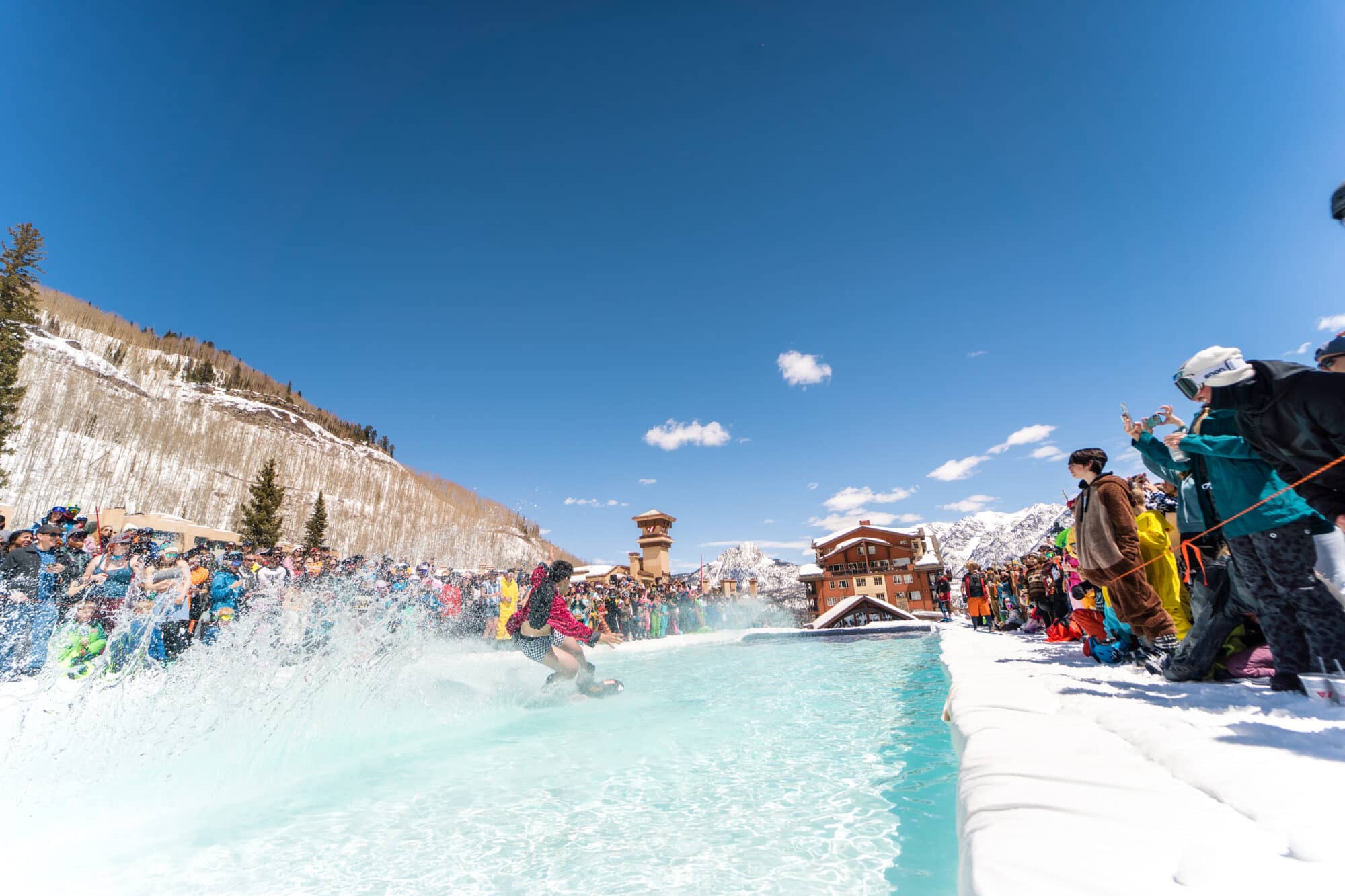 Competitor at 2023 Pond Skim