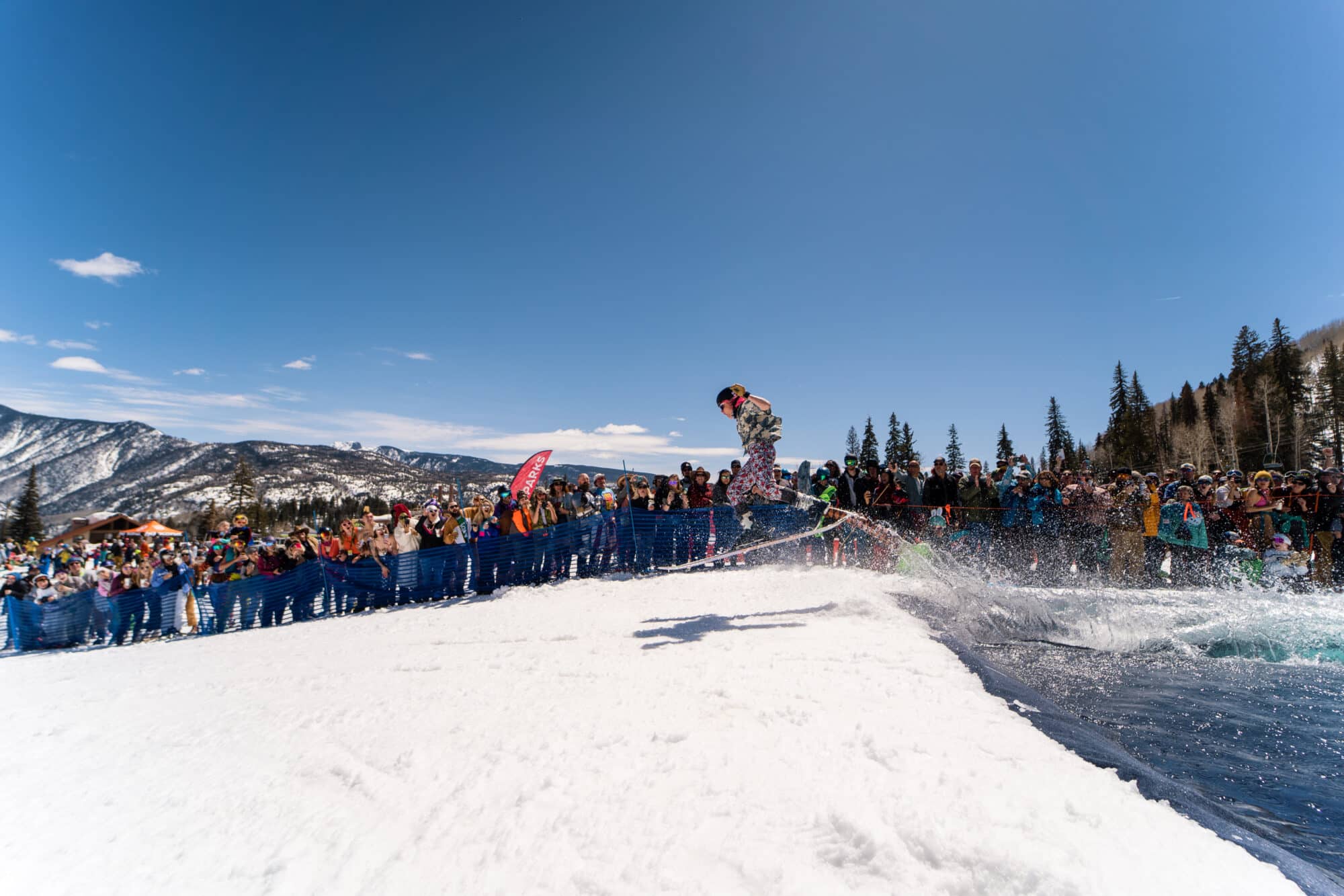 Competitor at 2023 Pond Skim