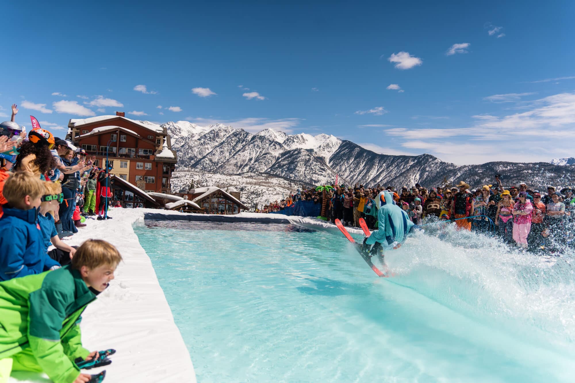 Competitor at 2023 Pond Skim