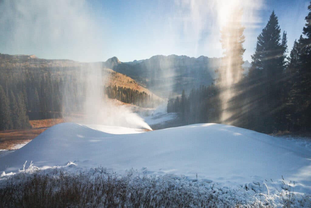 Snowmaking at Purgatory