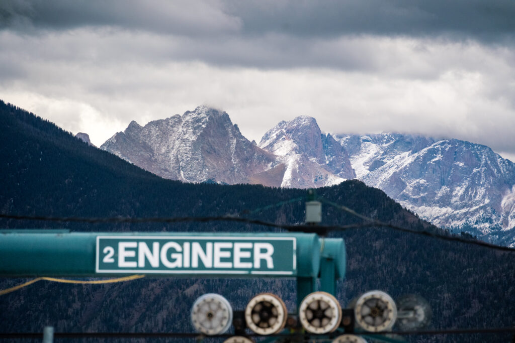 Engineer Lift 2 with Mountains in the background