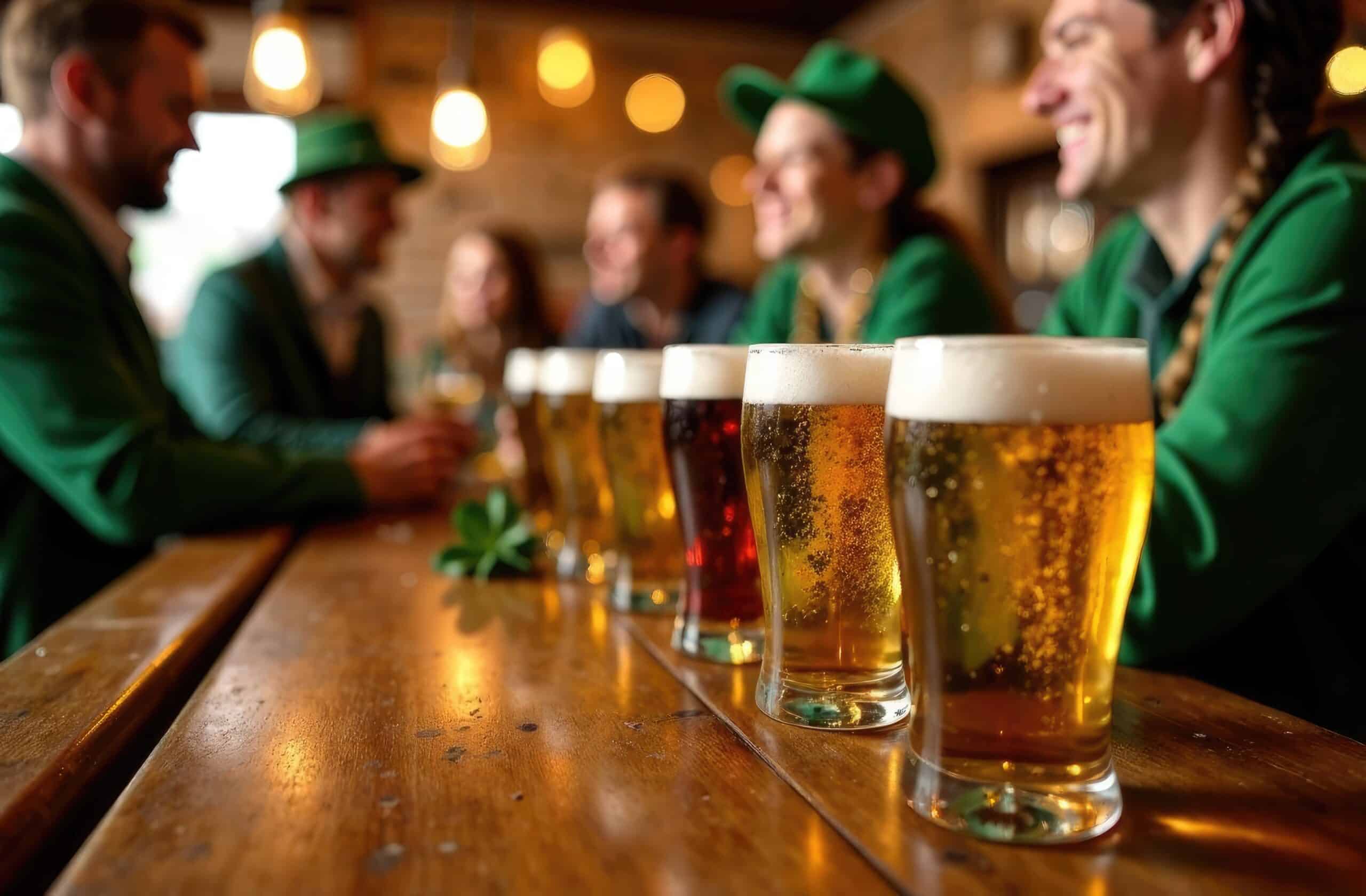 St. Patty's celebration with buckets of beer!