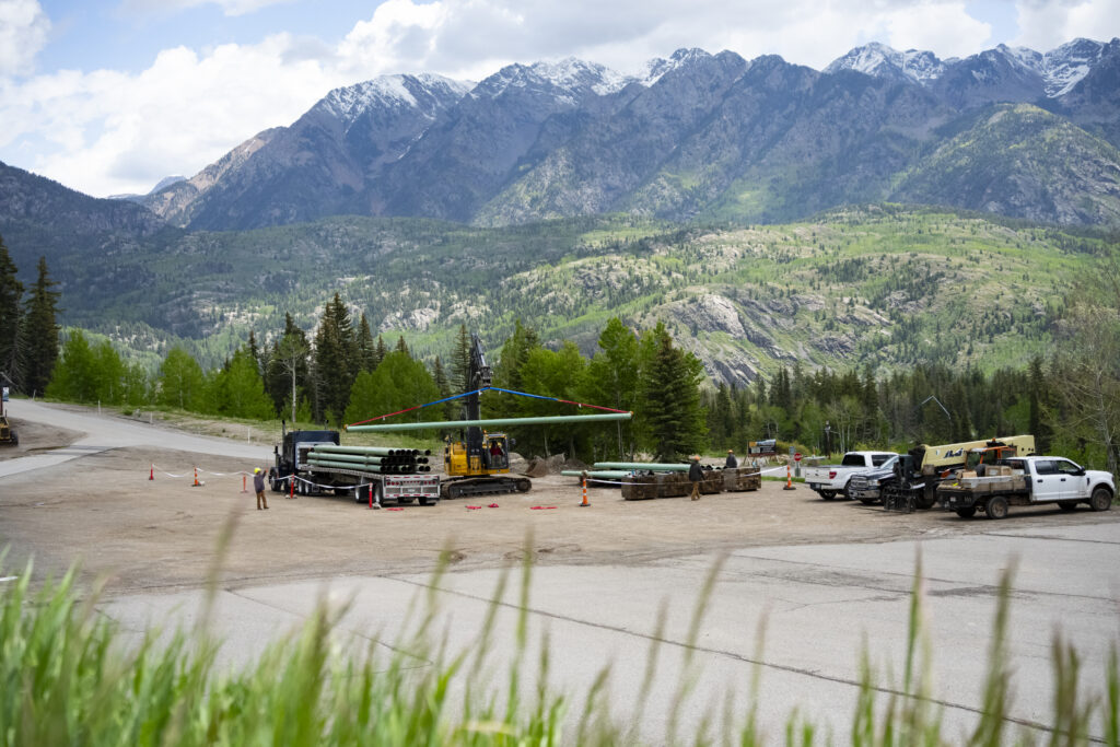 Snowmaking pipeline arrives at Purgatory resort 