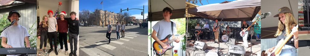 A collection of images of local Durango Highschoolers that make up the band, Majik Ham. 