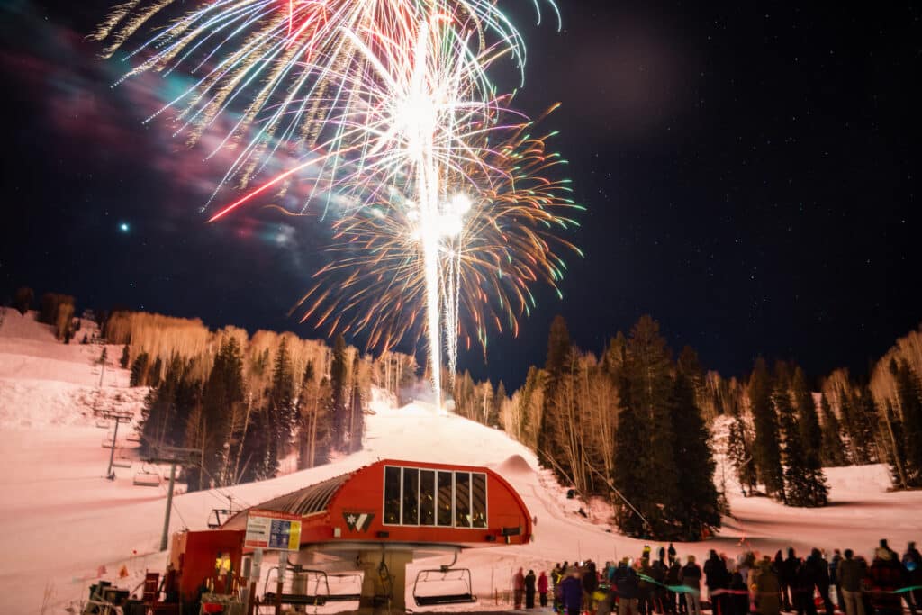 Purgatory Resort rings in the new years with an epic mountain firework show