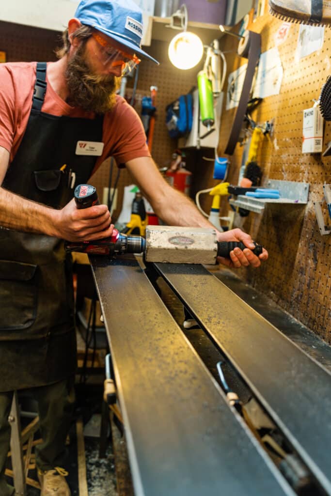 Skis get a fine tuning at Expert Edge at Purgatory Resort