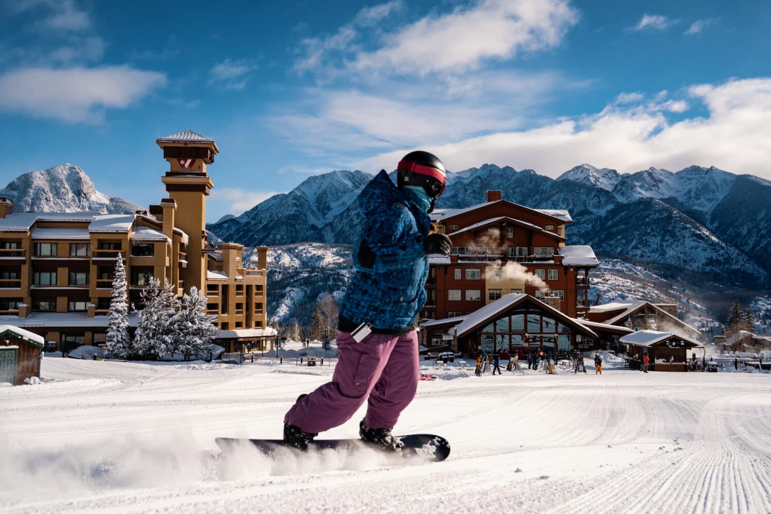 Base area condition after our first major storm system dropped 37" in a week