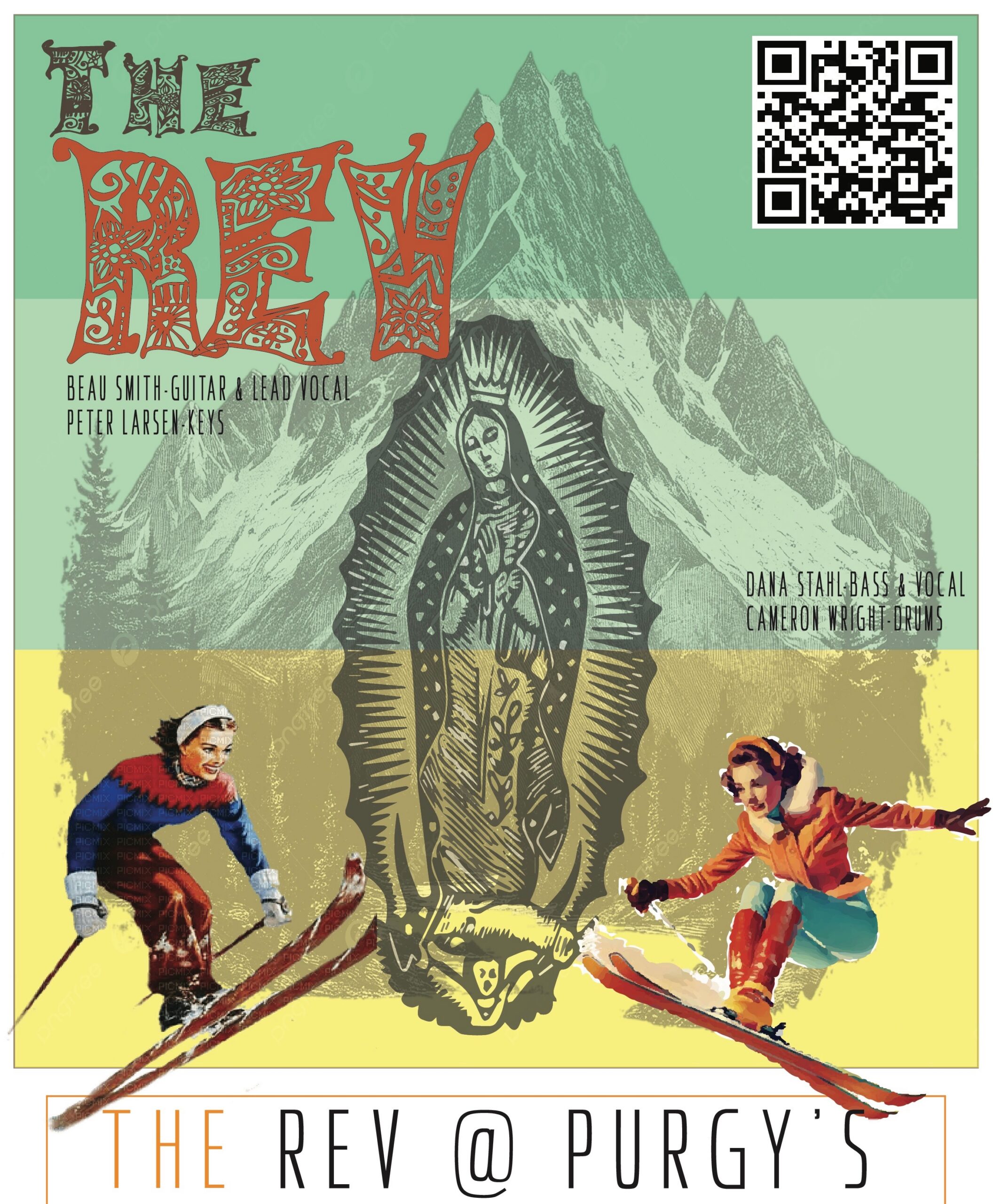 The Rev live music flyer