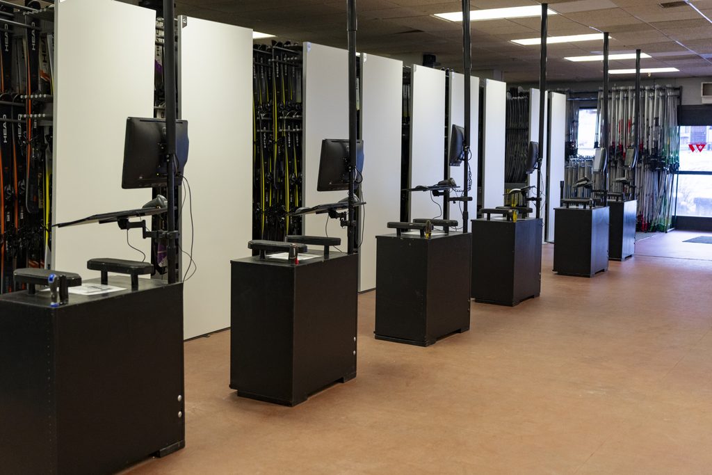 A view of the on mountain rental shop at Purgatory Resort